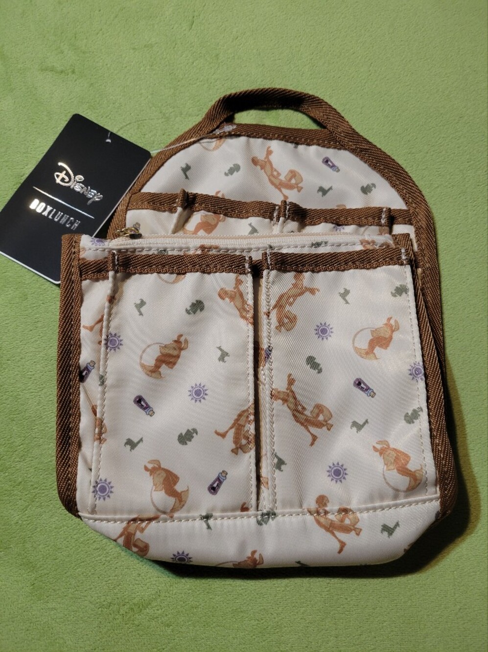 Disney Emperor's New Groove Kuzco Pattern Allover Print Mini Backpack Organizer